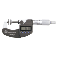 Digital outside micrometer 0-25mm D7 (0,001mm) IP65 with disc measuring faces